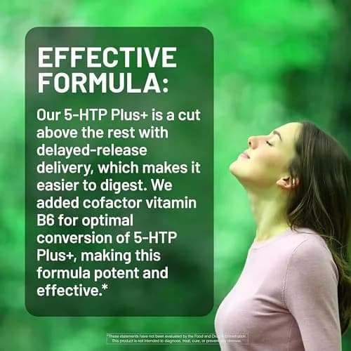 NatureWise 5-HTP 200mg Supplement, Mood & Sleep Support, 60 Vegan Capsules | Vegan, Plant-Based, USA Sourced thumbnail 8