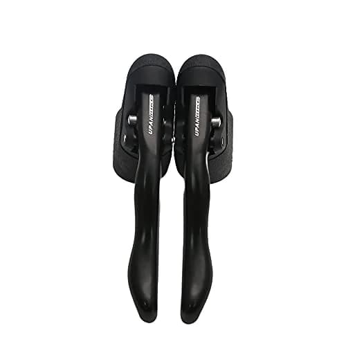 UPANBIKE Bike Drop Handlebar Brake Levers Set 23.8mm – 24.2mm | Ergonomic Forged Aluminium thumbnail 1