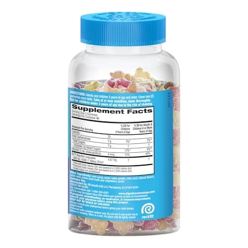 Digestive Advantage Probiotic Gummies 80 Count (2 Pack) for Digestive & Immune Support | Delicious Fruit Flavors thumbnail 9