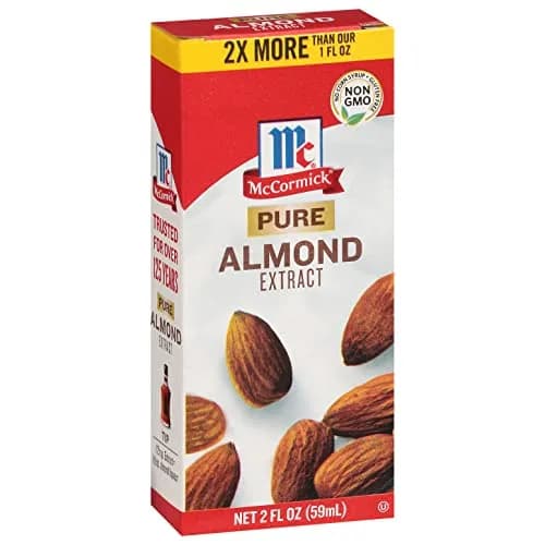 McCormick Pure Almond Extract 2 Fl Oz | Gluten Free, Non-GMO, No Corn Syrup, Perfect for Baking & Beverages thumbnail 1