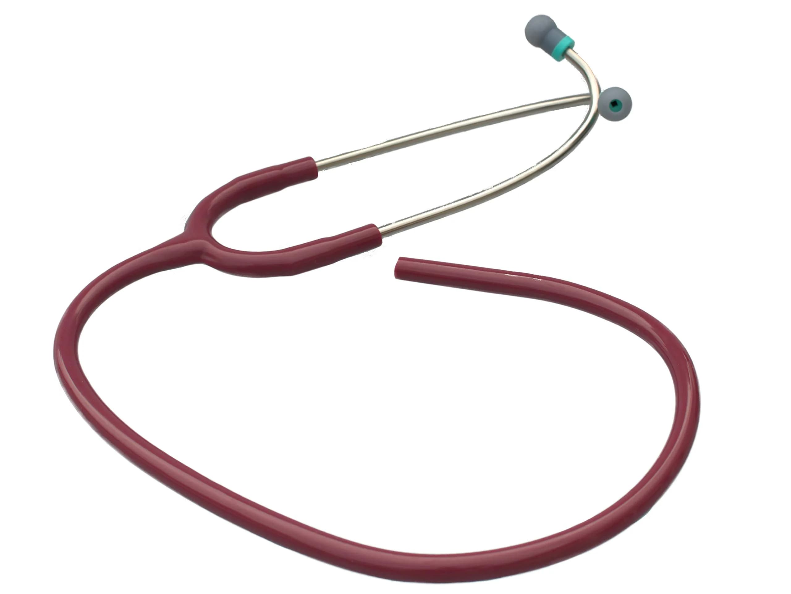 CardioTubes Pink Stethoscope Tubing Kit for Littmann Master Cardiology & Cardiology III (7mm Binaurals) | Durable, Latex-Free Replacement — Burgundy / 5