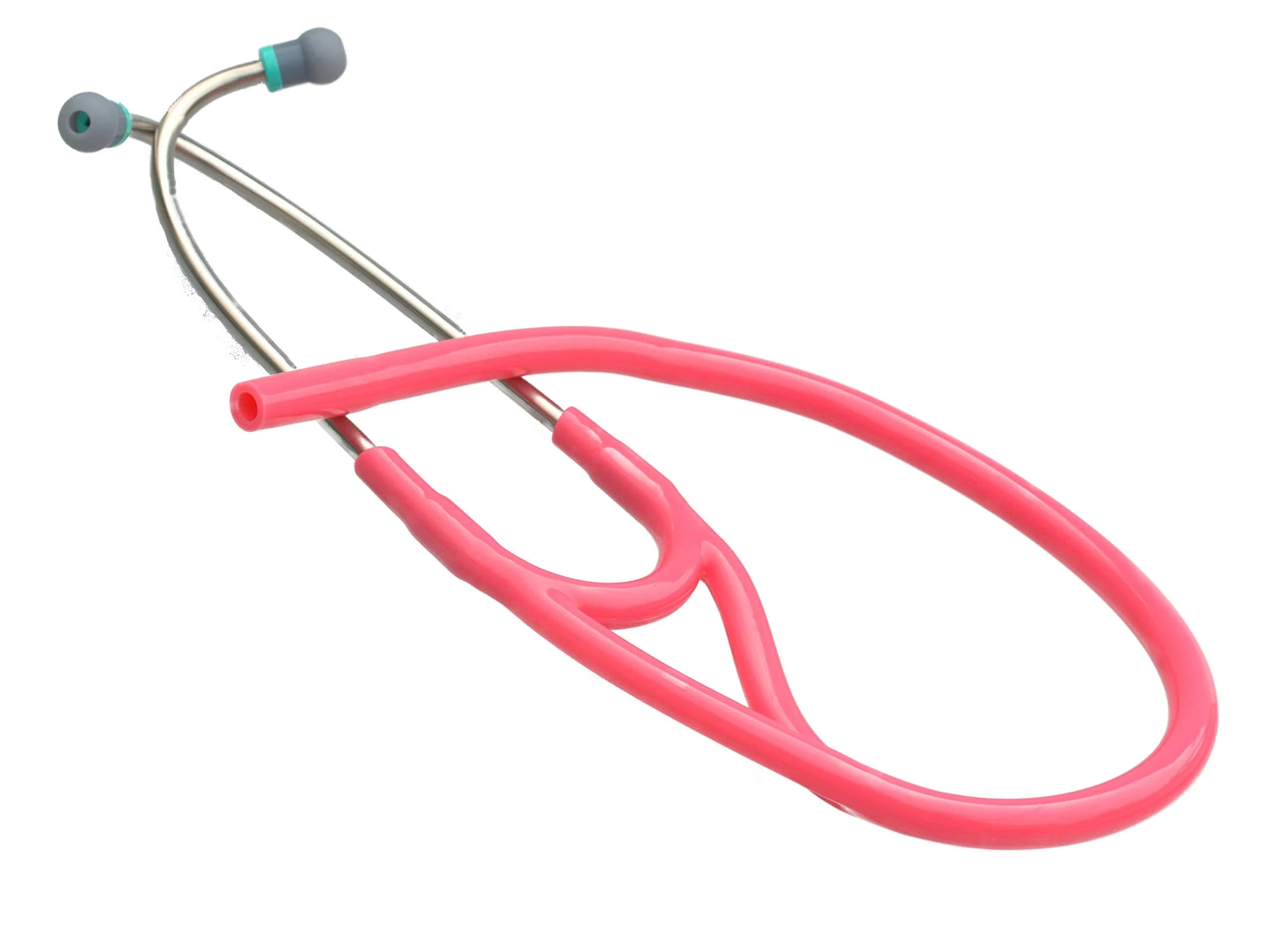 CardioTubes Pink Stethoscope Tubing Kit for Littmann Master Cardiology & Cardiology III (7mm Binaurals) | Durable, Latex-Free Replacement - main product image
