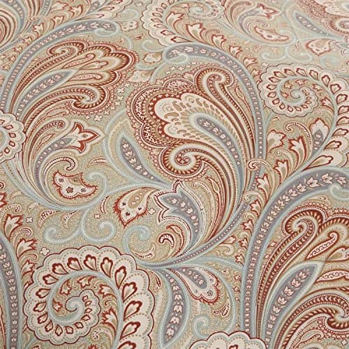 Brandream Duvet Quilt Cover Queen Size Gold Chic Paisley Regal Themed Lightweight Hypoallergenic Egyptian Cotton 800-Thread-Count Bedding Sets thumbnail 4