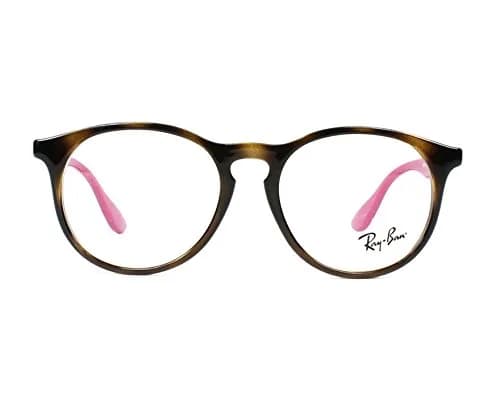 Ray-Ban RY1554 Kids' Prescription Eyeglass Frames 46 mm | Round Havana/Pink for Children thumbnail 2