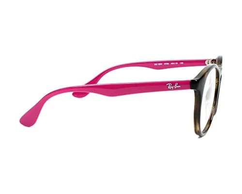 Ray-Ban RY1554 Kids' Prescription Eyeglass Frames 46 mm | Round Havana/Pink for Children thumbnail 3