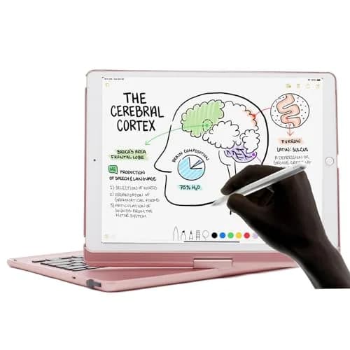 LENRICH Keyboard Case for iPad Pro 12.9 2017 2nd & 2015 1st Gen | 360° Rotatable Smart Keyboard thumbnail 5