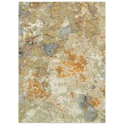 Oriental Weavers Evolution Area Rug 5' x 8' | Gold/Beige Natural Landscape Design thumbnail 1