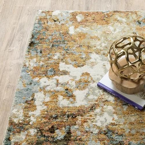 Oriental Weavers Evolution Area Rug 5' x 8' | Gold/Beige Natural Landscape Design thumbnail 9
