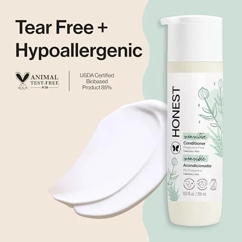 The Honest Company Fragrance-Free Conditioner 295ml (10 fl oz) | Hypoallergenic & Tear-Free for All Hair Types thumbnail 2