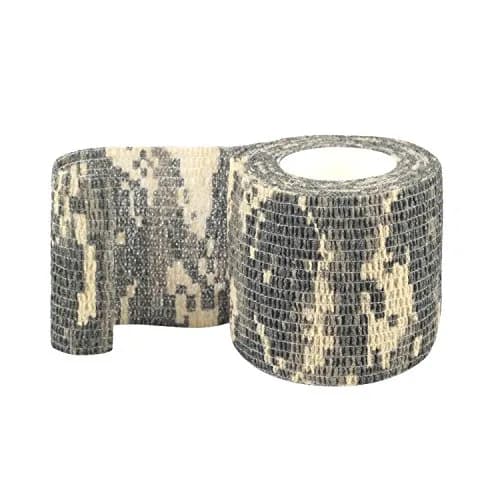 EAmber Camo Wrap Tape 5cm x 4.5m (6 Rolls, ACU Camo) | Self-Adhesive, Reusable Concealment Gear thumbnail 2
