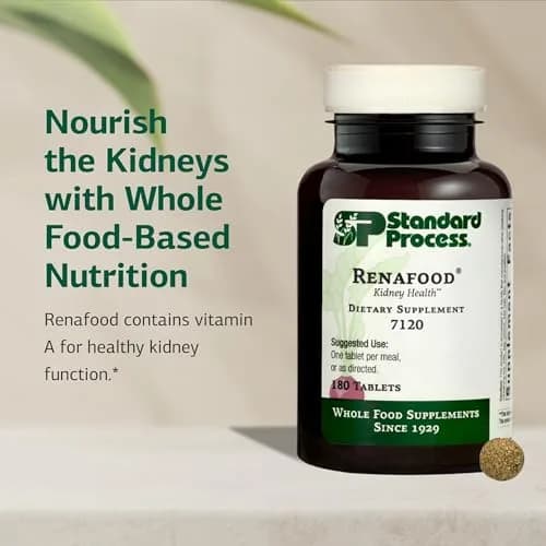 Standard Process Renafood Kidney Support Supplement 180 Tablets | Whole Food-Based Kidney Nutrition thumbnail 3