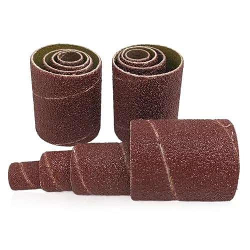 LINE10 Tools 12pk Spindle Sanding Sleeves 2in Long | Coarse 60 Grit for Curves & Contours thumbnail 1