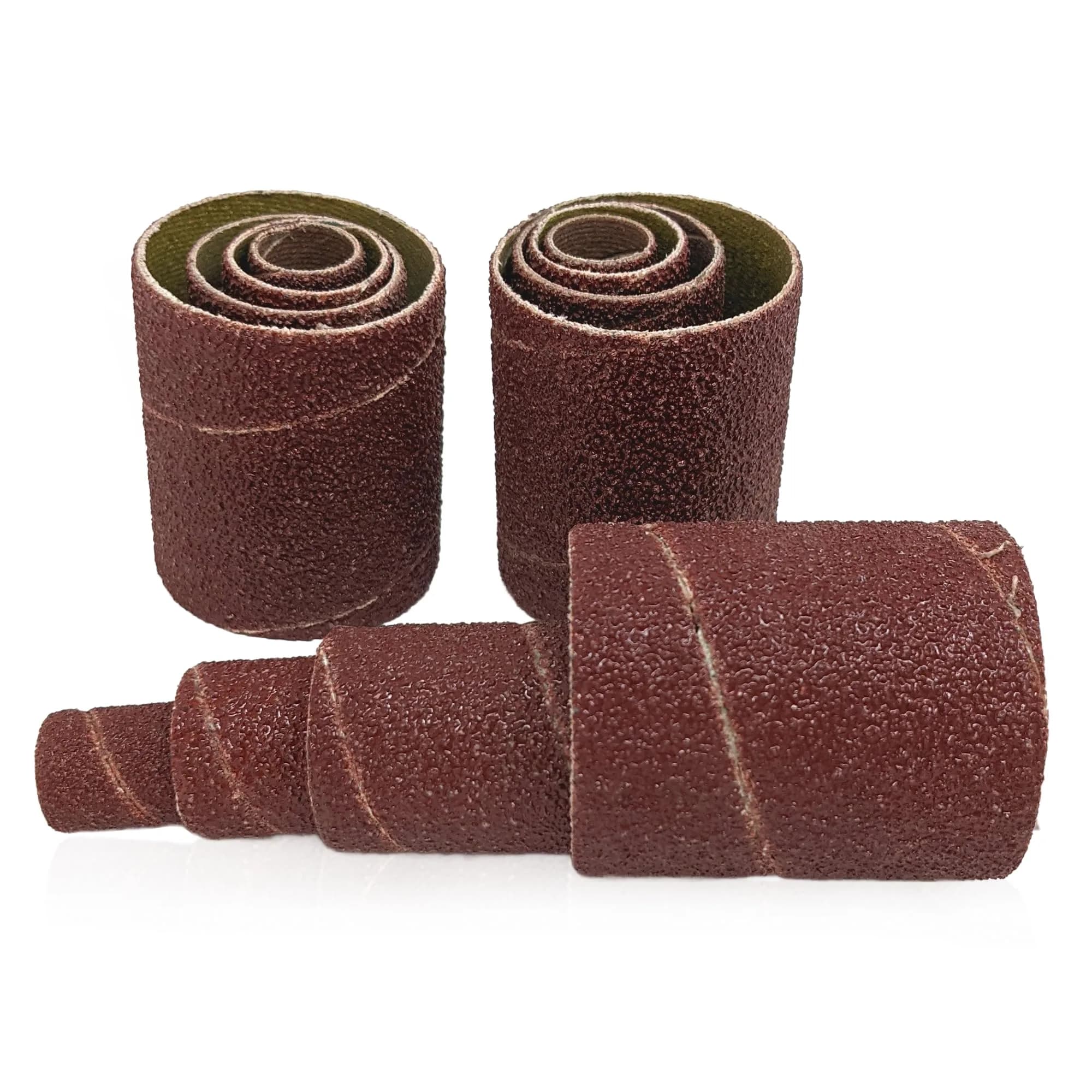 LINE10 Tools 12pk Spindle Sanding Sleeves 2in Long | Coarse 60 Grit for Curves & Contours