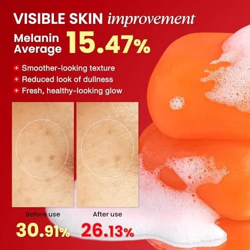 Koji White Pure Kojic Acid Soap Bar 160g (5.64 oz) | Gentle Brightening & Exfoliation with Vitamin C & Hyaluronic Acid thumbnail 4