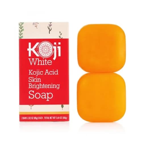 Koji White Pure Kojic Acid Soap Bar 160g (5.64 oz) | Gentle Brightening & Exfoliation with Vitamin C & Hyaluronic Acid thumbnail 1