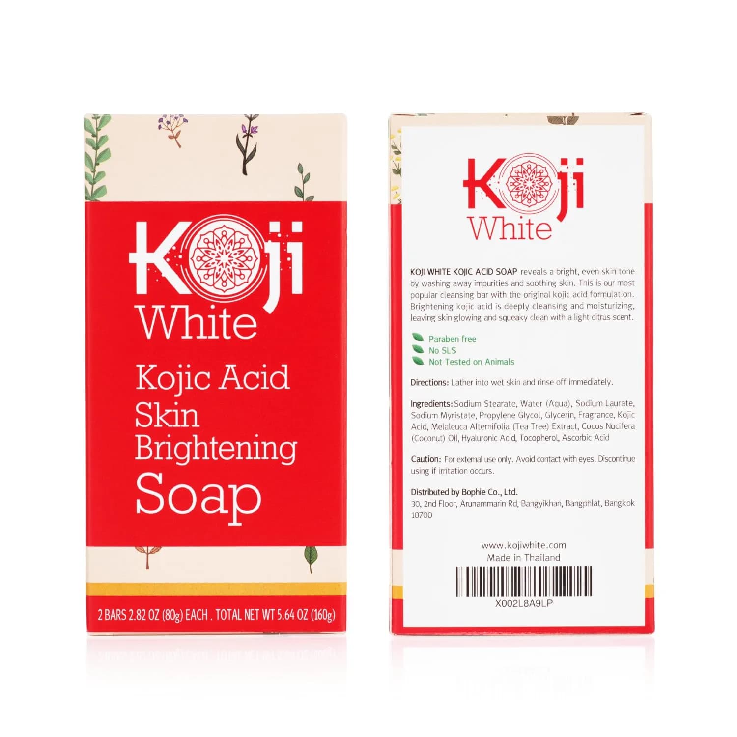 Koji White Pure Kojic Acid Soap Bar 160g (5.64 oz) | Gentle Brightening & Exfoliation with Vitamin C & Hyaluronic Acid - view 8