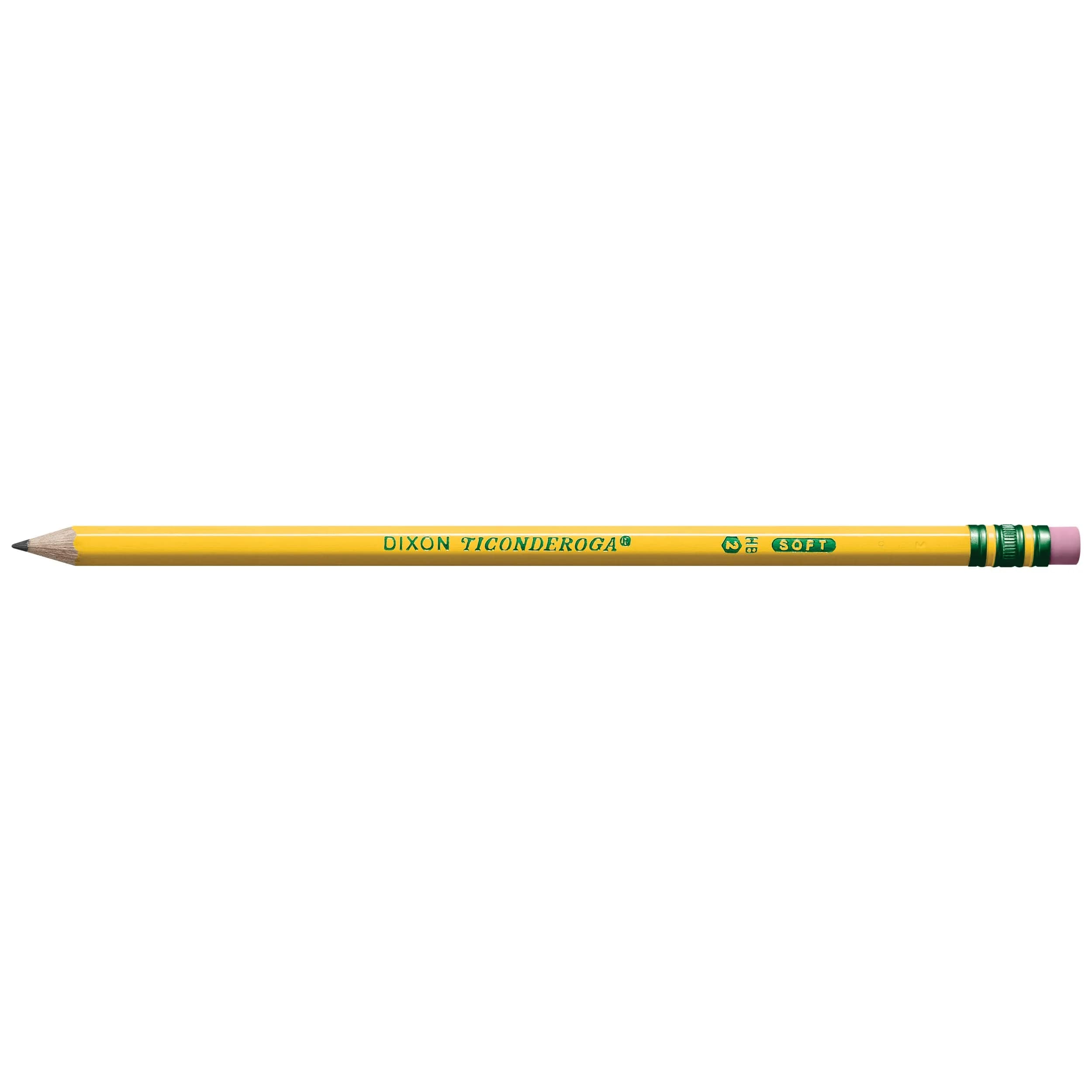 Ticonderoga Wood-Cased Pencils, Pre-Sharpened, HB Soft, Yellow, 108 Pencils Total | Trusted by Teachers for School & Office - view 3