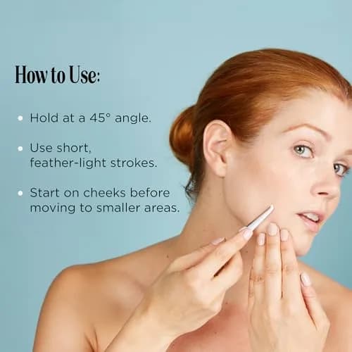 StackedSkincare Dermaplaning Tool, Reusable Facial Razor, Metal Handle | Gentle Skin Exfoliation thumbnail 5