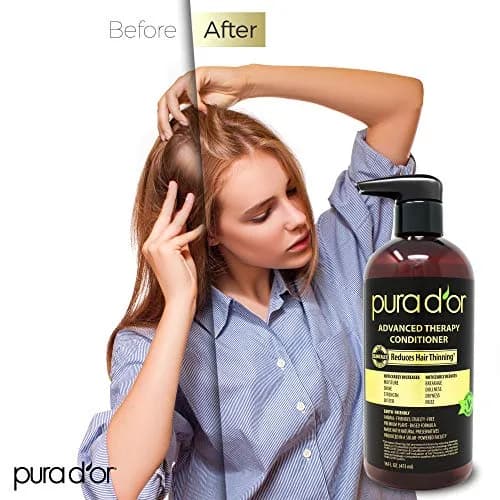 PURA D'OR Advanced Therapy Conditioner 473ml (16 Fl Oz) | For Increased Moisture, Strength, Volume & Texture thumbnail 3