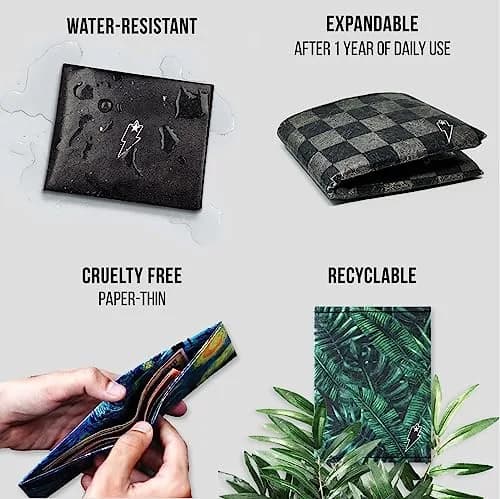 SUPERVEK The Great Wave off Kanagawa Tyvek Slim Bifold Wallet | 20g (0.7 oz) thumbnail 9