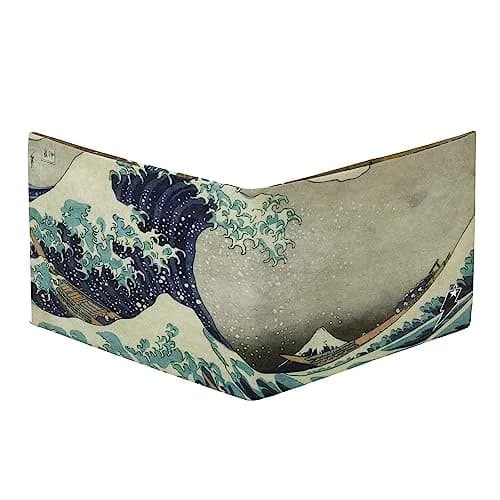 SUPERVEK The Great Wave off Kanagawa Tyvek Slim Bifold Wallet | 20g (0.7 oz) thumbnail 3