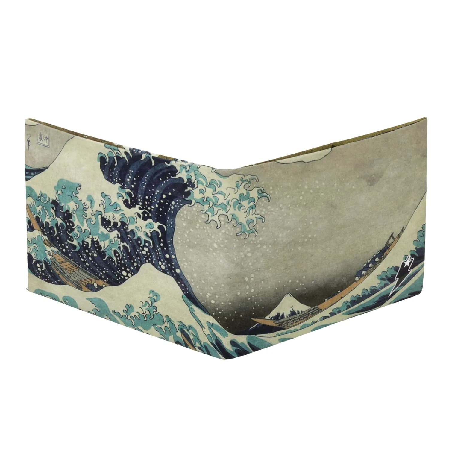 SUPERVEK The Great Wave off Kanagawa Tyvek Slim Bifold Wallet | 20g (0.7 oz) - view 3