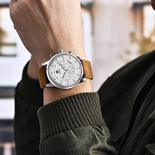 BENYAR Men's Analog Quartz Chronograph Watch 44mm (1.73 inch) | Water Resistant 3ATM thumbnail 4