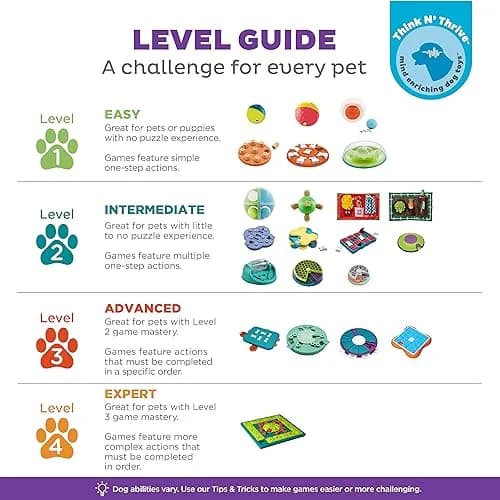 Outward Hound Dog Smart Treat Puzzle Level 1 Beginner Tan Composite | Mental Stimulation & Boredom Buster thumbnail 6