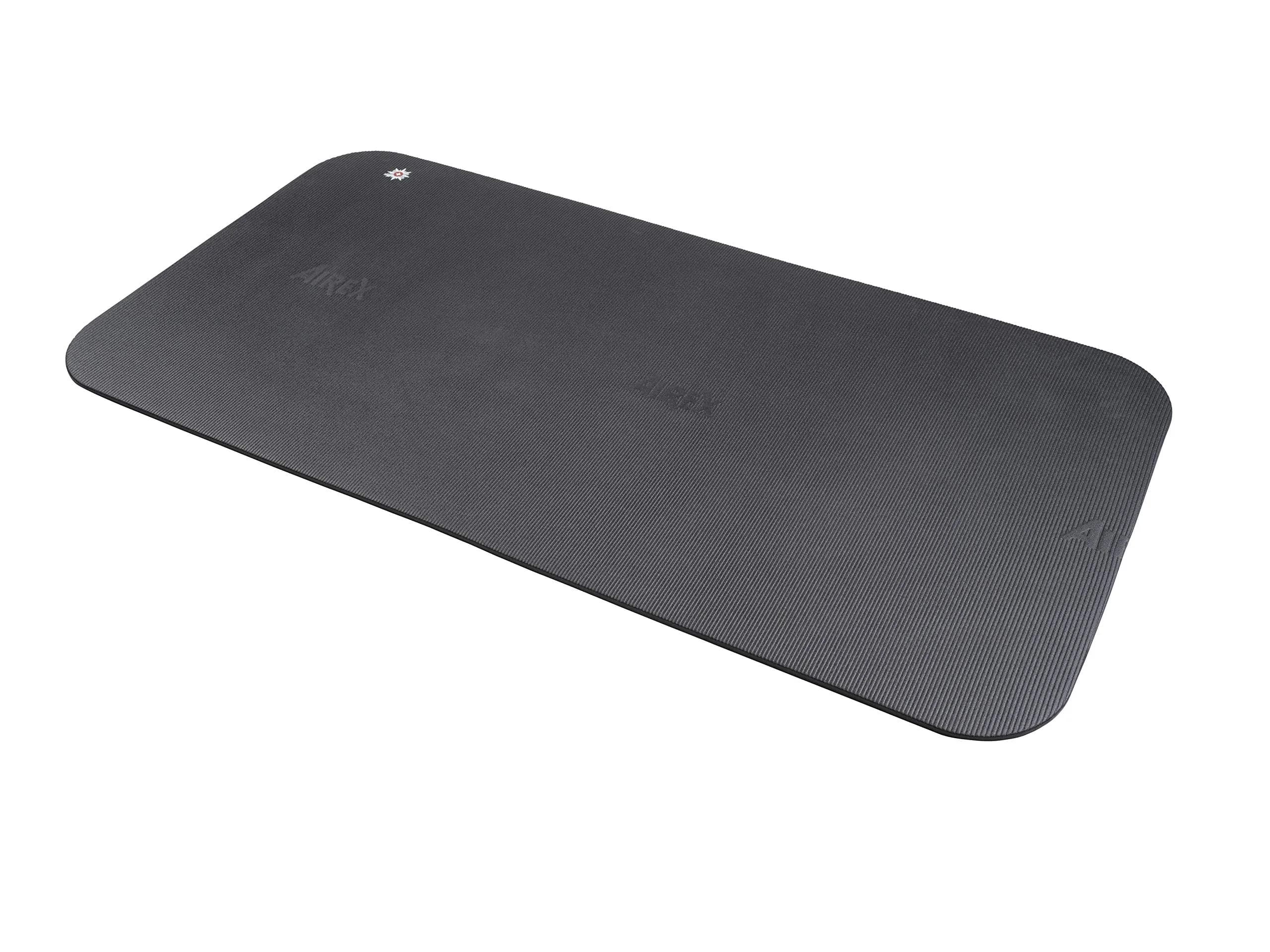 AIREX Corona Premium Exercise Mat for Yoga, Physical Therapy, Rehabilitation, Balance & Stability Exercises, Pilates, Aerobics 72" x 39" | Swiss Quality — Charcoal