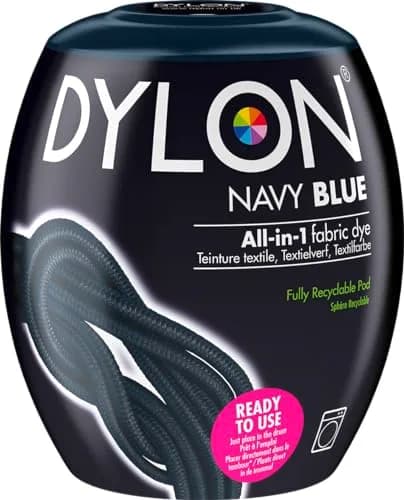 Dylon Machine Dye 350g Navy Blue | Vibrant, Washable & Eco-Friendly Fabric Dye for Natural & Synthetic Fibers thumbnail 1