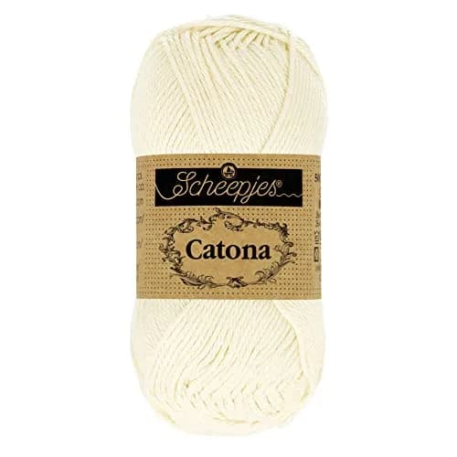 Scheepjes Catona Cotton Yarn 50 g | Mercerized, Lightweight, Ideal for Amigurumi & Lace (70-120 chars) thumbnail 1
