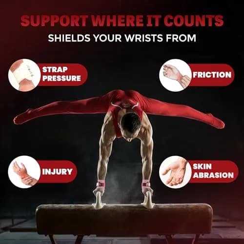 Reisport Gymnastics Wristband Pink 11.4 cm (4.5 inches) | Sweat-Wicking Swiss Made thumbnail 3