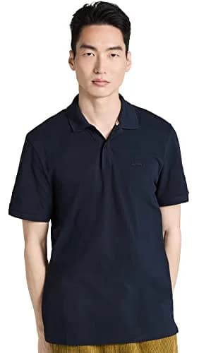 BOSS Pallas Polo Shirt, Dark Blue, XXL | Classic Regular Fit, Cotton, Short Sleeve thumbnail 1