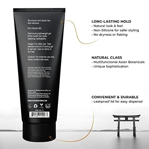 Blackwood For Men BioFuse Hair Sculpting Gel 220ml (7.76 Oz) | Medium Hold, Vegan Formula thumbnail 2