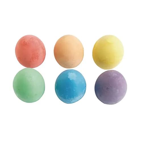 Colorations Chunky Chalk Eggs, Set of 18, 2 1/8 x 1 1/2 inches | Non-Toxic Sidewalk Chalk for Kids thumbnail 5