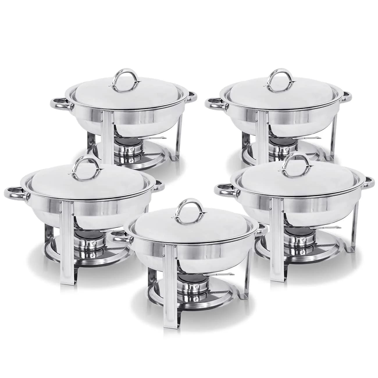 SUPER DEAL 5 Qt. Stainless Steel Chafing Dish Set | Durable Buffet Warmer for Catering & Events - main product image
