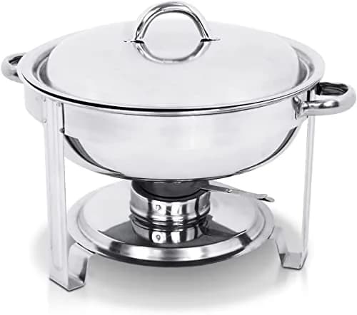 SUPER DEAL 5 Qt. Stainless Steel Chafing Dish Set | Durable Buffet Warmer for Catering & Events thumbnail 7