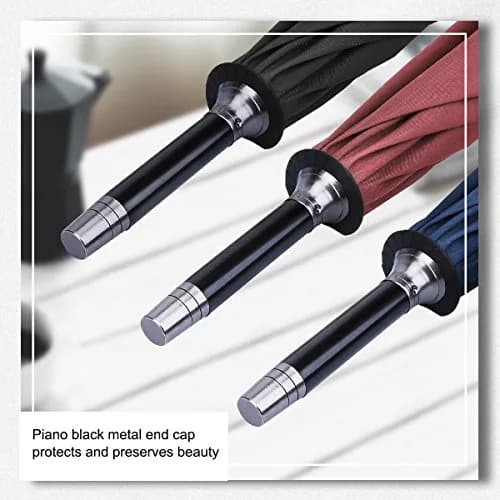 G4Free 52 Inch Golf Umbrella Windproof Large Stick Umbrella with Wooden Handle thumbnail 4