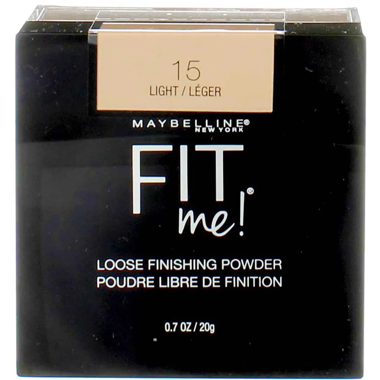 Maybelline Fit Me Loose Finishing Powder, Shade 15 Light, Pack of 2 - main product image