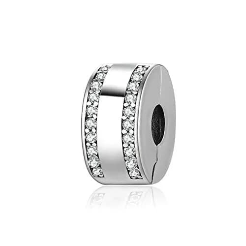 Lamoony Charm Sterling Silver Bead for Pandora Bracelet | Elegant Add-a-Bead Accessory (70-120 chars) thumbnail 1
