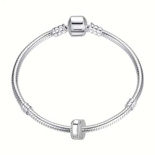 Lamoony Charm Sterling Silver Bead for Pandora Bracelet | Elegant Add-a-Bead Accessory (70-120 chars) thumbnail 7