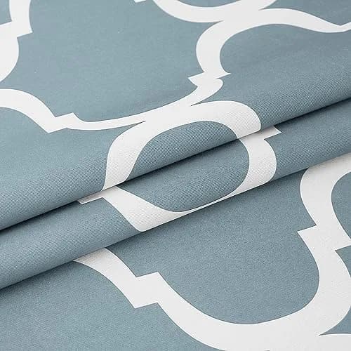 Melodieux Moroccan Fashion Room Darkening Blackout Grommet Curtains for Living Room, 52 in (132 cm) x 96 in (243 cm) | Geometric Moroccan Design thumbnail 9