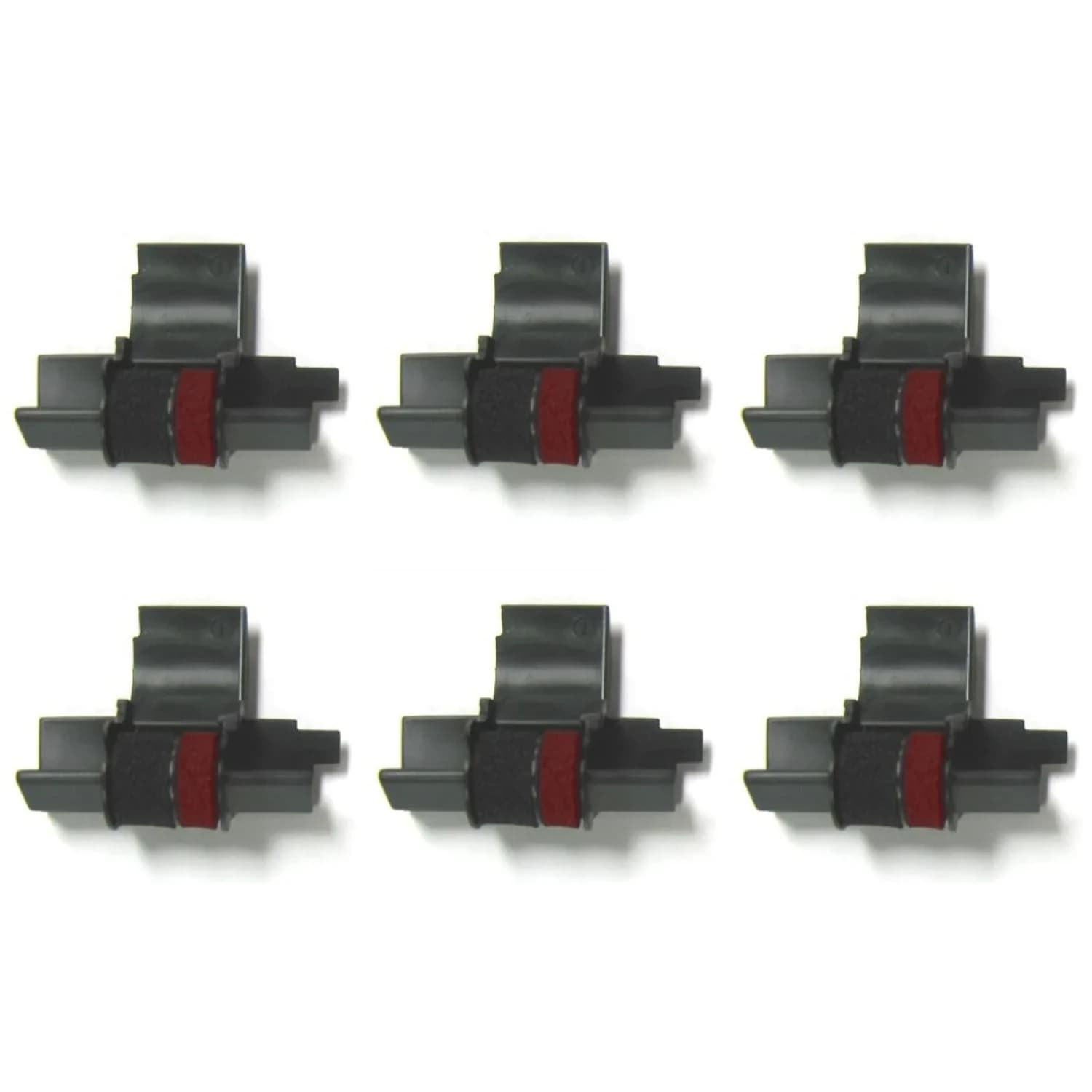 Compumatic Black/Red Ink Roller 6-Pack | Replaces IR40T CP13 EA772R