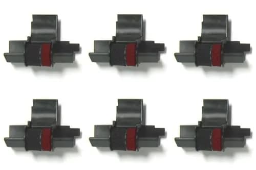 Compumatic Black/Red Ink Roller 6-Pack | Replaces IR40T CP13 EA772R thumbnail 1
