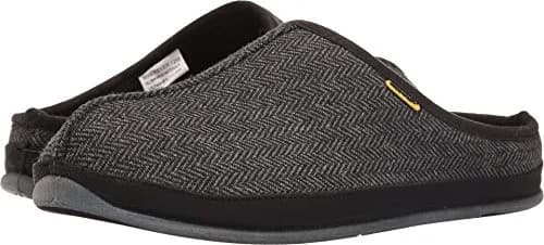 Deer Stags Wherever Tweed Slipper, Black Tweed, 16 Wide | Indoor/Outdoor Comfort Slip-On thumbnail 1