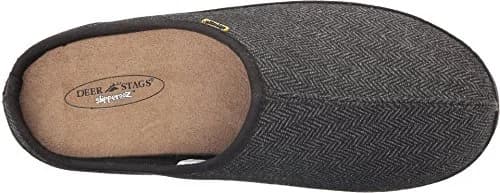 Deer Stags Wherever Tweed Slipper, Black Tweed, 16 Wide | Indoor/Outdoor Comfort Slip-On thumbnail 2