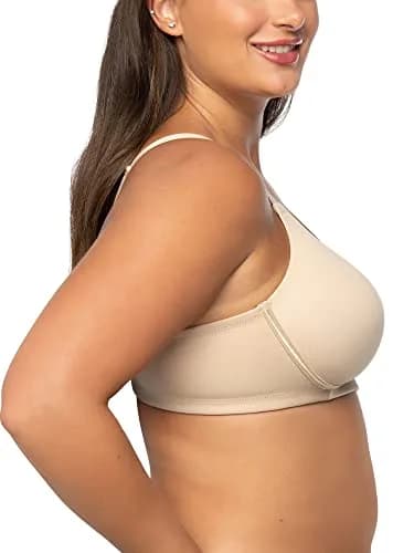 Vanity Fair Full Figure Support Bra Beige 36DD | Wirefree 4-Way Stretch Comfort thumbnail 2