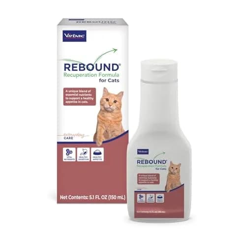 Virbac Rebound Recuperation Formula for Cats Hydration Support Liquid | 156 ml (5.1 Fl Oz) thumbnail 1