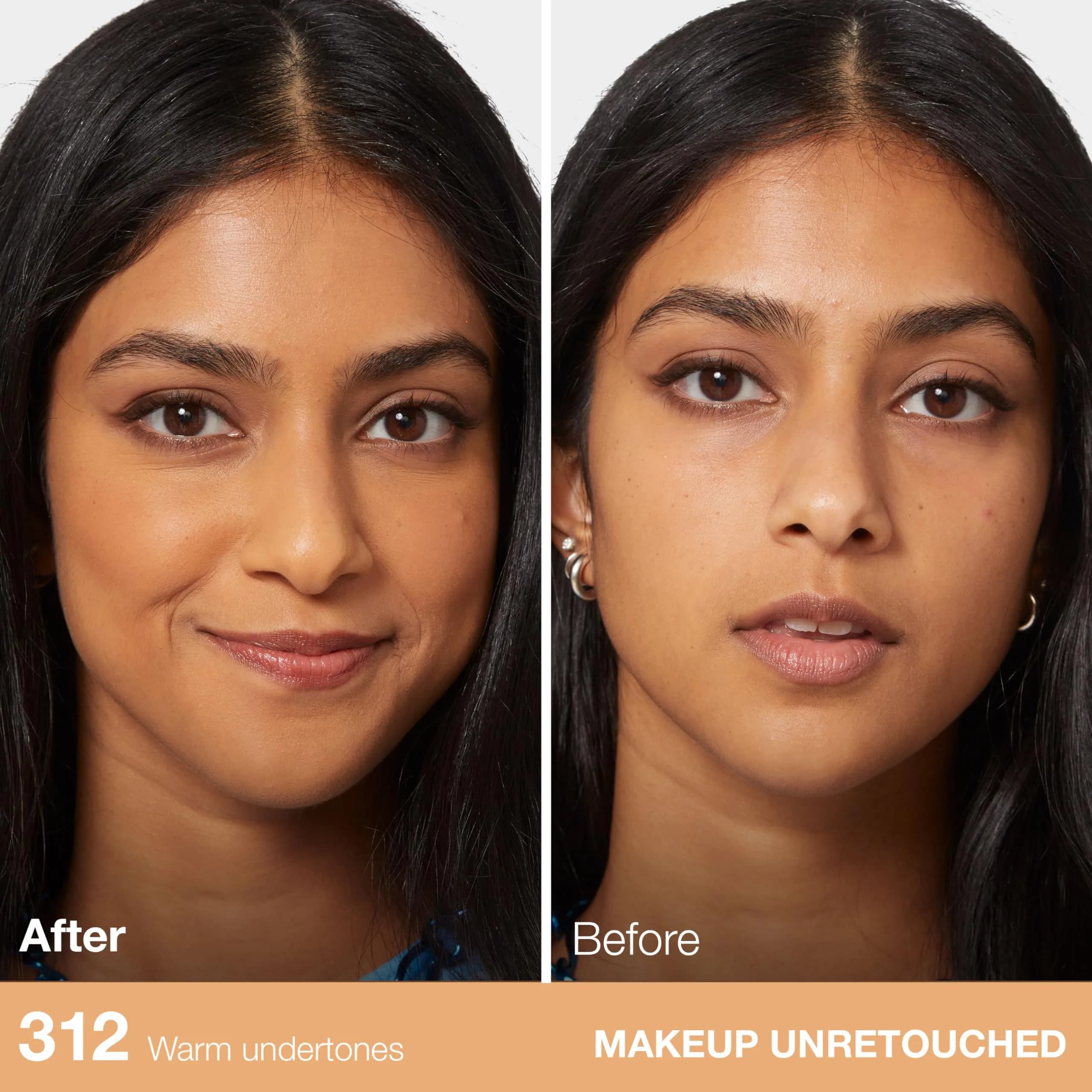 Maybelline Fit Me Matte + Poreless Liquid Foundation, Golden 312, 1 Fl Oz - view 3