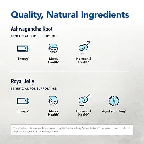 NORTH AMERICAN HERB & SPICE Ashwagandha Capsules 60 | Boost Energy & Hormonal Balance thumbnail 3